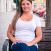 Dámské tričko UniFit krátký rukáv - Bílé