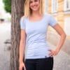Dámské tričko UniFit krátký rukáv - Světle modré
