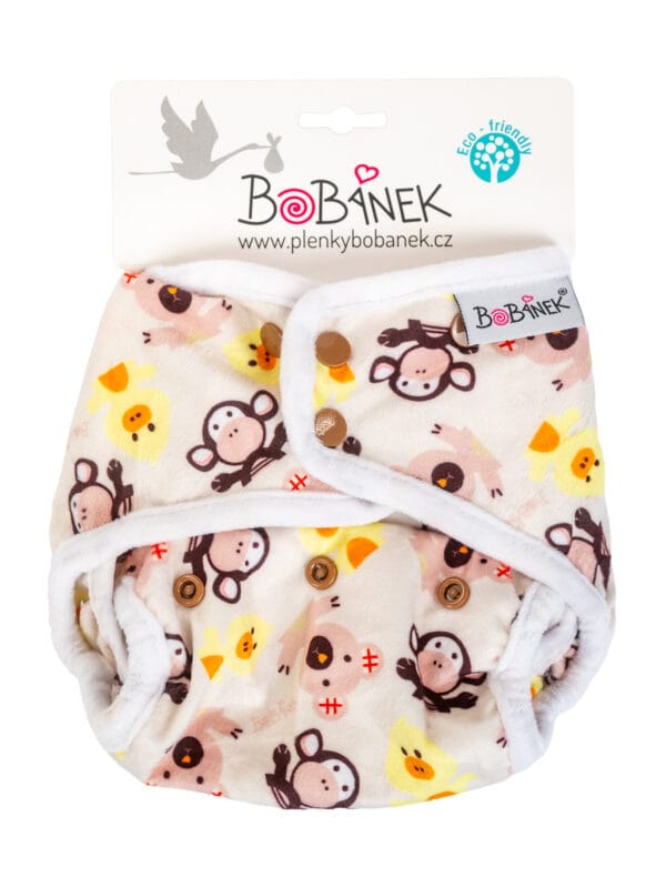 Svrchní kalhotky extra jemné patentky - Zvířátka